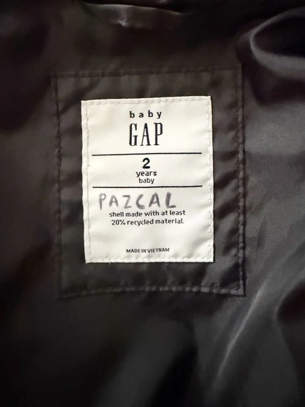 Baby Gap Hooded Fleece Jacket • 2 Years